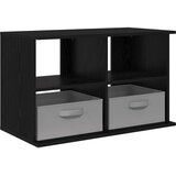  Stojalo za TV s predalom Črna Orehovina 79 x 40 x 48 cm, (5000238866) | Shoptok.si