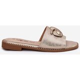 S. BARSKI Women's sandals on flat heel with decorative detail | ePonuda.com
