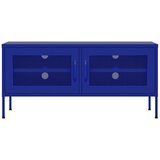 TV omarica mornarsko modra 105x35x50 cm jeklo, (20731662) | Shoptok.si