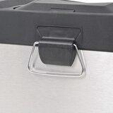  Reciklažna kanta za smeće s papučicama nehrđajući čelik 54 L | shoptok.hr
