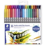 Staedtler Flomastri obojestranski 36/1, v pvc etuij 3200 TB36 Cene