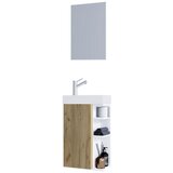 MID.YOU Kopalnica Za Goste Lumia, Bela, Barva Hrasta | Shoptok.si