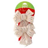  Rosett duo novogodišnja dekoracija mašna puder roze 14 x 18cm ( 715573 ) Cene