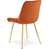  BERA stolica - bakreni baršun / zlatne noge x 3 | shoptok.hr