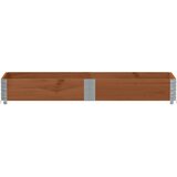  Vrtna sadilica smeđa 150x50 cm od masivne borovine | shoptok.hr