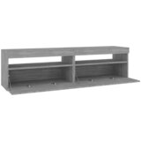TV ormarić s LED svjetlima 2 kom siva boja hrasta 75x35x40 cm | Eponuda.com