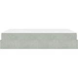 vidaXL Konstrukcija postelje Svetlo siva 140 x 200 cm Žamet | Shoptok.si