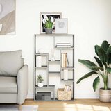  Regal za knjige boja betona 72 x 20 x 120,5 cm konstruirano drvo | shoptok.hr