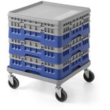 Amer Box Kolica za univerzalne korpe 500×500 mm, Svetlosiva, 500x500x(H)180mm | Eponuda.com