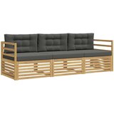  Set vanjskih sofa 3 kom. Bijela i antracit Poliester | Eponuda.com