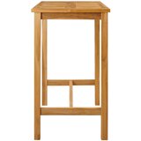  Stol za bar Prirodna 110 x 60 x 105 cm Masivni teak | shoptok.hr