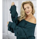 Pri Spanish midi dress with buffet ruffles on sleeves BELLA | shoptok.hr