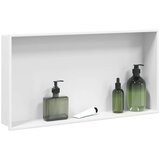  Niša za tuš mat bijela 62x32x9 cm nehrđajući čelik | shoptok.hr