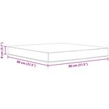  Jastuk za vanjsku sofU Tirkizna 80 x 80 x 8 cm Poliester | shoptok.hr