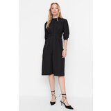 Trendyol Black Ruffle Detailed Dress Cene