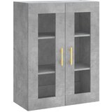  Visoka komoda siva betona 69 5x34x180 cm od konstruiranog drva | shoptok.hr