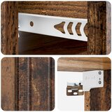  Noćni ormarić za montažu na zid Staro drvo 33 x 34,5 x 24 cm | shoptok.hr
