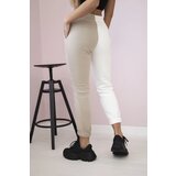 Kesi Women's sweatpants with QUEEN inscription beige | shoptok.hr