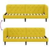  Kutni okvir kreveta Žuta 80 x 200 cm Baršun | shoptok.hr
