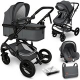  Kombinirana kolica 3 u 1 KIDUKU KDWG-008 - siva/crna | shoptok.hr
