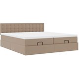  Okvir kreveta s madracima cappuccina 200x200 cm umjetna koža | shoptok.hr