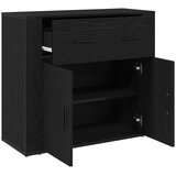 Kreveta s ladicama Crni hrast 80 x 33 x 70 cm Konstruirano drvo | shoptok.hr