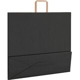  Papirnate vrećice 250 kom s ručkama crne 54x15x49 cm | shoptok.hr
