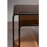 Dutchbone Steklene stranske mizice v kompletu 2 ks 40x45 cm Vetro – | Shoptok.si