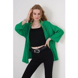 Bigdart 5862 Knitted Kimono - Green cene