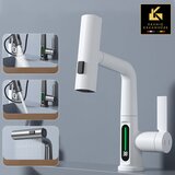 Kranig Kraanwerk Nagibna pršilna pipa | Frizerska pipa | Salonska pipa | Pipa za umivalnik z izvlečno cevjo | Miriam, (21732044) | Shoptok.si