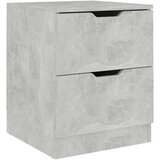 Maison Chic Nočna omarica - Nočna miza betonsko siva 40x40x50 cm iverna plošča, (21690033) | Shoptok.si