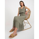 Fresh Made Dress-D73761R30391A-khaki | Shoptok.si