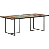 vidaXL Blagovaonski stol 200 cm od masivnog obnovljenog drva | shoptok.hr