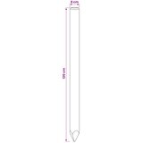  Ograde 5 kom. Zelena 120 cm Masivna borovina | Eponuda.com