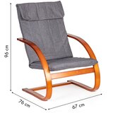  Stolica za ljuljanje walnut/charocoal | Eponuda.com