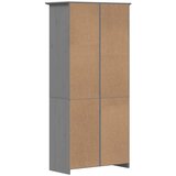  Regal za knjige BODO sivi 80x40x173 cm od masivne borovine | shoptok.hr