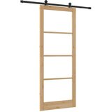  Klizna vrata ORKDAL 93 x 232 cm Masivna borovina i staklo | shoptok.hr