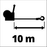Einhell ručno vitlo za kabel (nosiva sila: 500 kg) | shoptok.hr