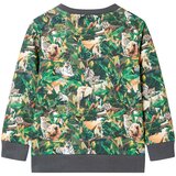  Dječja topla majica starinska petrol plava boja 128 | shoptok.hr