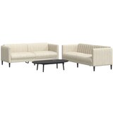 vidaXL 2-dijelni set sofa krem od tkanine | shoptok.hr