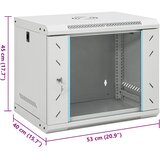  Zidni komunikacijski ormar 9U 19 " IP20 53 x 40 x 45 cm | shoptok.hr