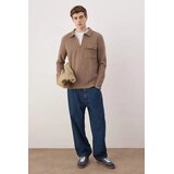 Trendyol muški duks Tmnaw26Sw00059, braon/braon | Eponuda.com