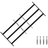  Rešetka za prozor Crna 116 x 45 cm Čelik s prahom premazan | shoptok.hr