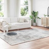  Čupavi tepih s visokim vlaknima NAVARRA srebrnosiva 200x290cm | shoptok.hr
