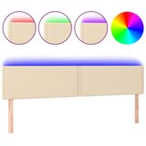  LED uzglavlje krem 180x5x78/88 cm od tkanine | Eponuda.ba