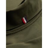 Ombre Men's plain turtleneck longsleeve - dark olive green | ePonuda.com