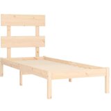  Posteljni okvir trden les 75x190 cm, (20903816) | Shoptok.si