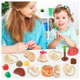  Set izrade fosila dinosaura od plastelina 5 boja | shoptok.hr