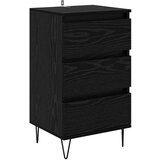 VidaXL Strani &amp;scaron;al s predalom Črna Orehovina 40 x 35 x 70 cm, (5000108135) Slike