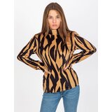 RUE PARIS Blouse-RP-BZ-8187-1.02X-camel | Shoptok.si